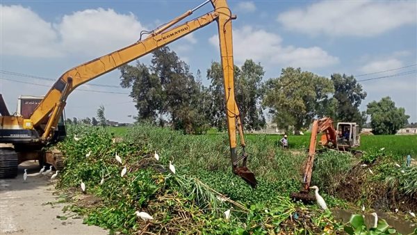إنطلاقة عمليات إزاله الاطماء والحشائش بمشروع الجزيرة