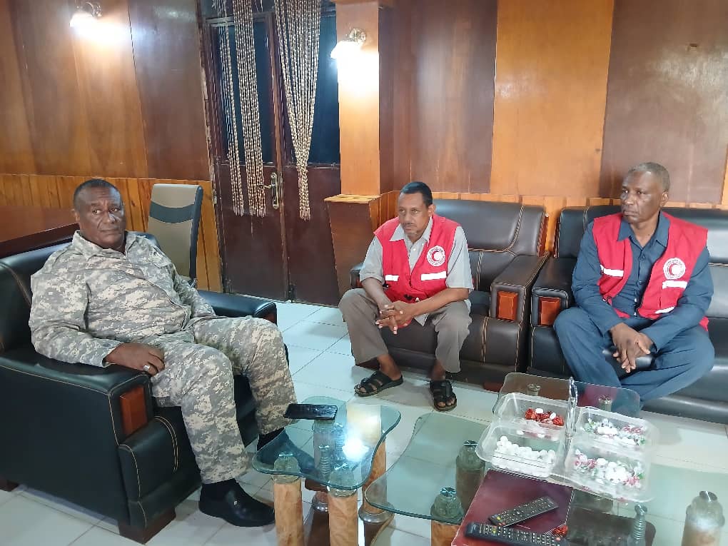 الهلال الأحمر السوداني دعم المتأثرين بالحرب